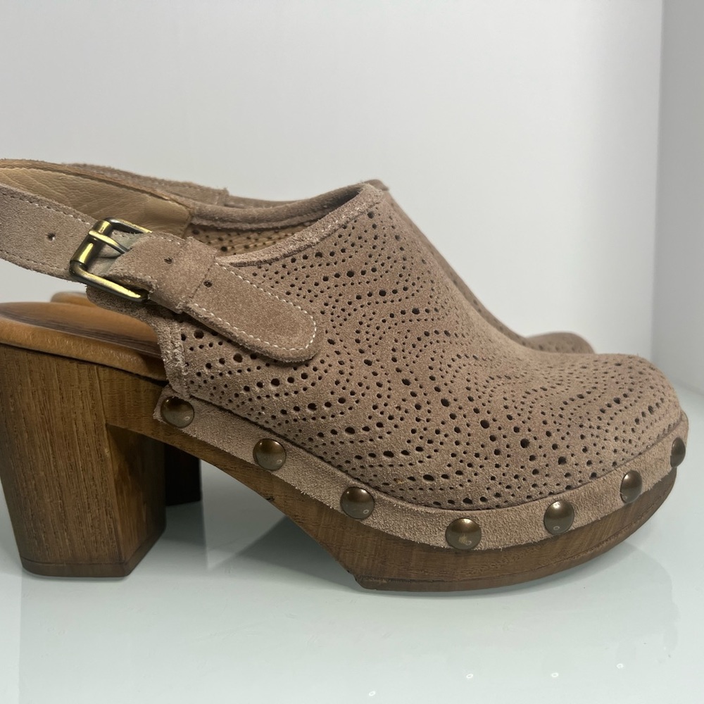 Eric Michael Julia Sandal Clog With Studs And Woo… - image 2